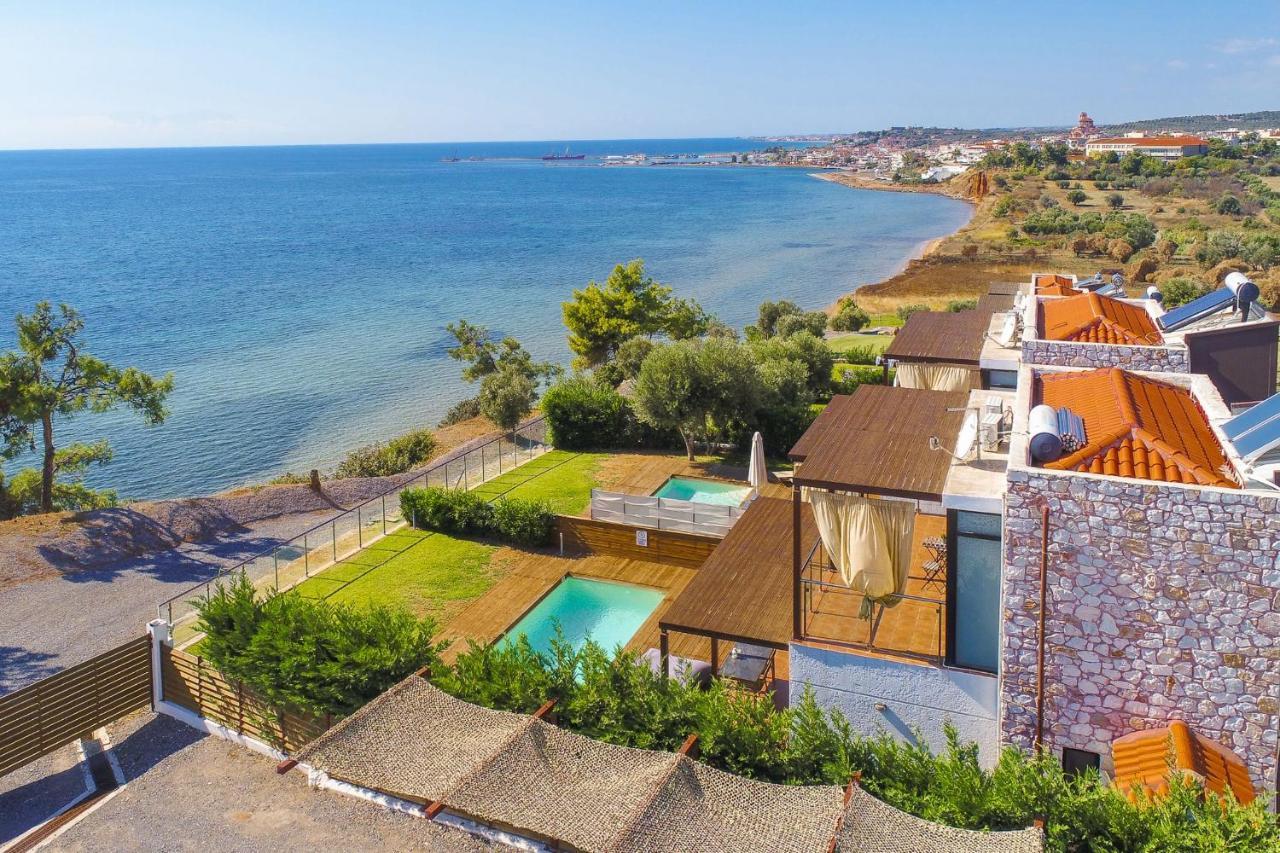 Kalma Villa Ena Nea Moudania Buitenkant foto